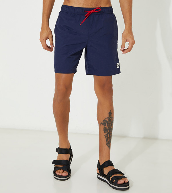 Beverly Hills Polo Club  Swim Shorts - NAVY BLUE Swim Shorts