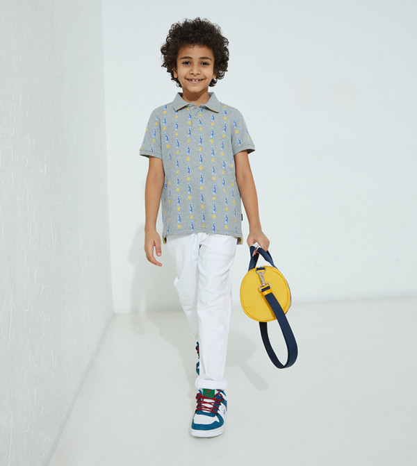 بيفرلي هيلز بولو كلوب little-trendsetters-k - رمادي تي شيرتات