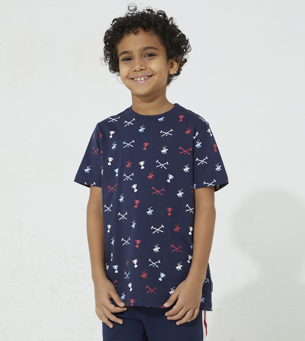 Beverly Hills Polo Club  graphic-tshirts - Blue T-shirts