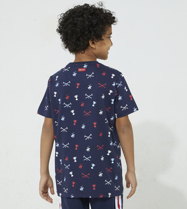 Beverly Hills Polo Club  graphic-tshirts - Blue T-shirts