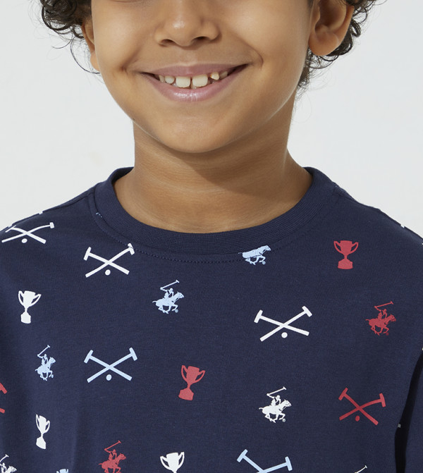 Beverly Hills Polo Club  graphic-tshirts - Blue T-shirts