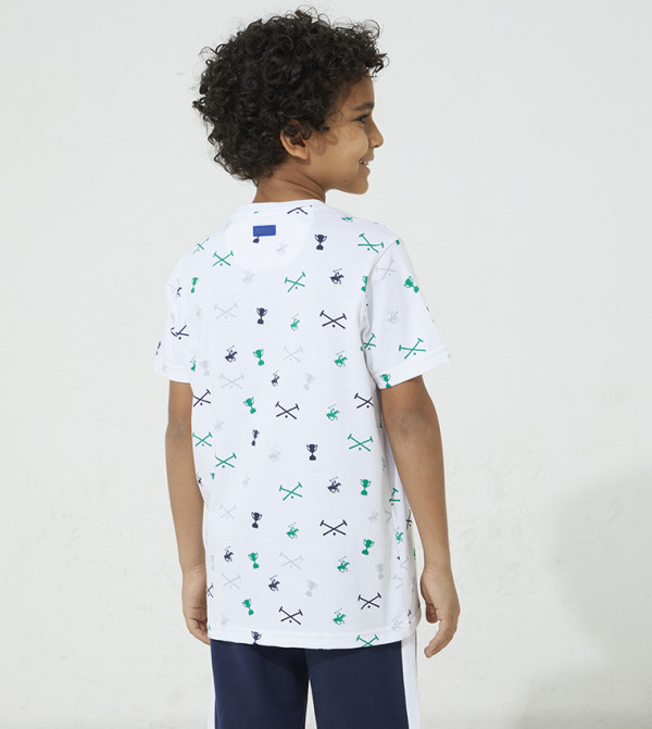 Beverly Hills Polo Club  graphic-tshirts - White T-shirts