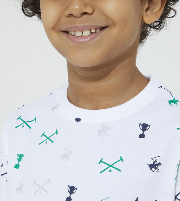 Beverly Hills Polo Club  graphic-tshirts - White T-shirts