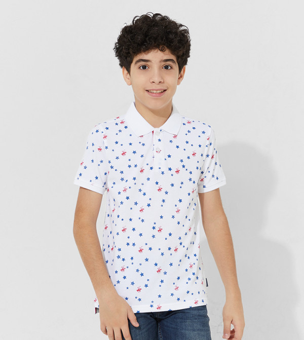 بيفرلي هيلز بولو كلوب  denim-lite-k - أبيض T-shirts