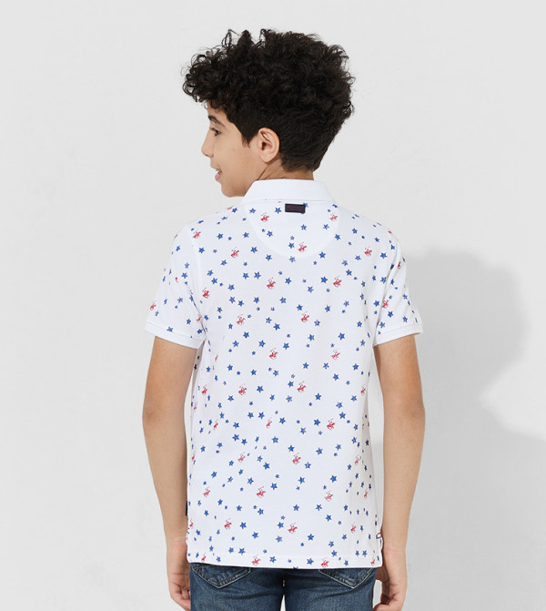 بيفرلي هيلز بولو كلوب  denim-lite-k - أبيض T-shirts