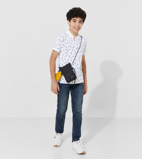 بيفرلي هيلز بولو كلوب  denim-lite-k - أبيض T-shirts