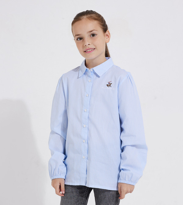 Beverly Hills Polo Club  Shirts - Blue Shirts