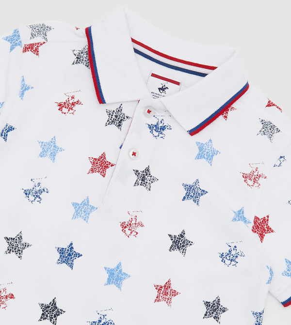 بيفرلي هيلز بولو كلوب  denim-lite-k - أبيض T-shirts