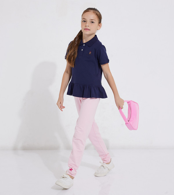 بيفرلي هيلز بولو كلوب  denim-lite-k - أزرق T-shirts