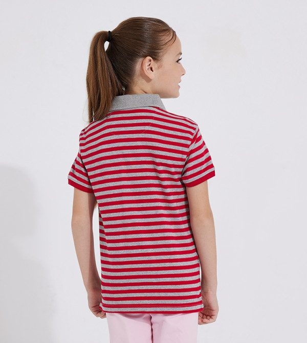 بيفرلي هيلز بولو كلوب little-trendsetters-k - أحمر T-shirts