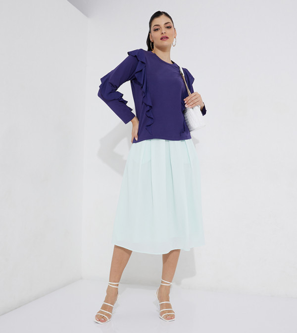 Beverly Hills Polo Club  Skirts - Blue Skirts