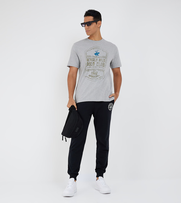 بيفرلي هيلز بولو كلوب  heat-ready-essentials - رمادي تيشيرتات كاجوال