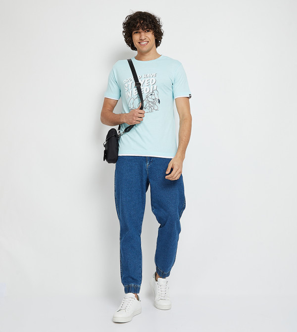 The Souled Store The Souled Store - Blue Casual T-Shirts