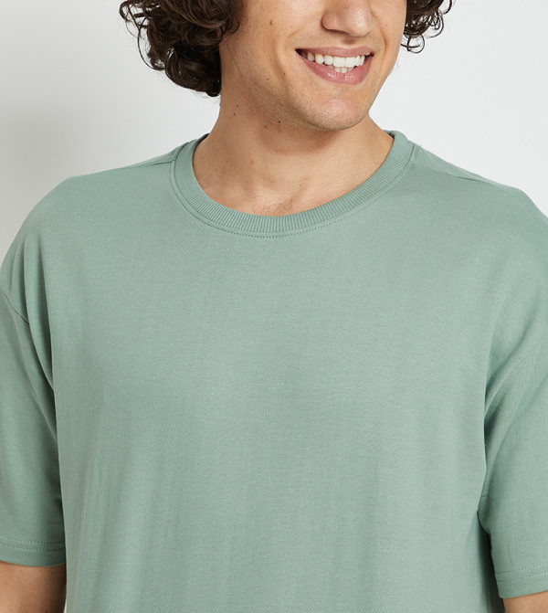 The Souled Store The Souled Store - Green Casual T-Shirts