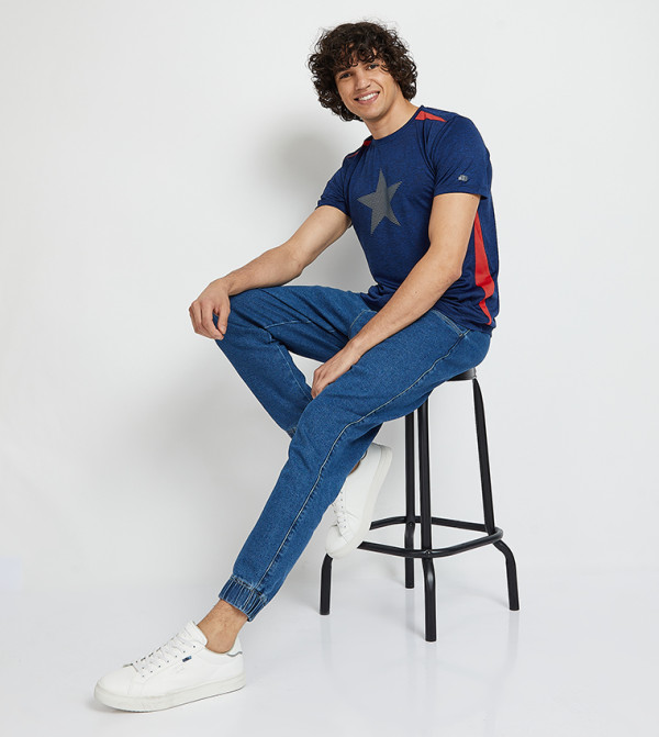 The Souled Store The Souled Store - Blue Casual T-Shirts