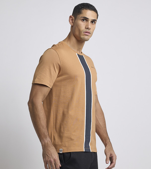 Ben Sherman Ben Sherman - Brown Round Neck T-Shirts