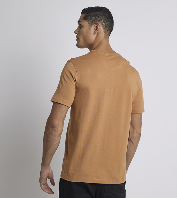 Ben Sherman Ben Sherman - Brown Round Neck T-Shirts