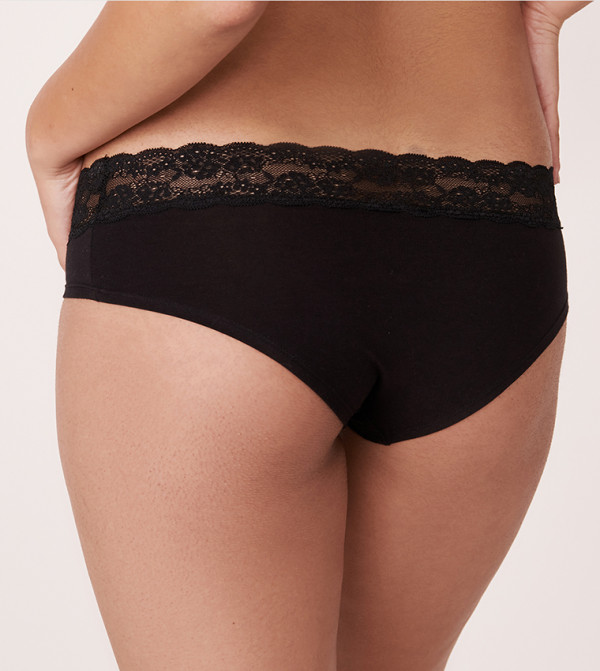 La Vie en Rose  Lingerie - Black Briefs