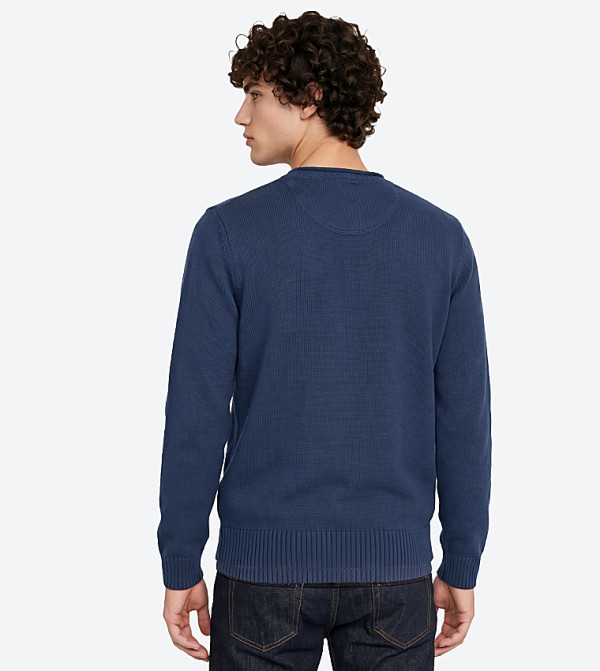 بيفرلي هيلز بولو كلوب  سترات بياقة دائرية - كحلي Round Neck Sweaters