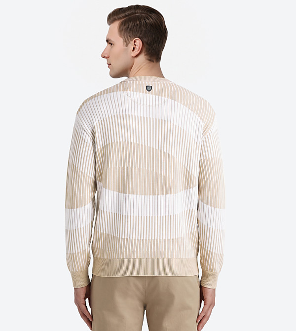 بيفرلي هيلز بولو كلوب  سترات بياقة دائرية - بيج Round Neck Sweaters