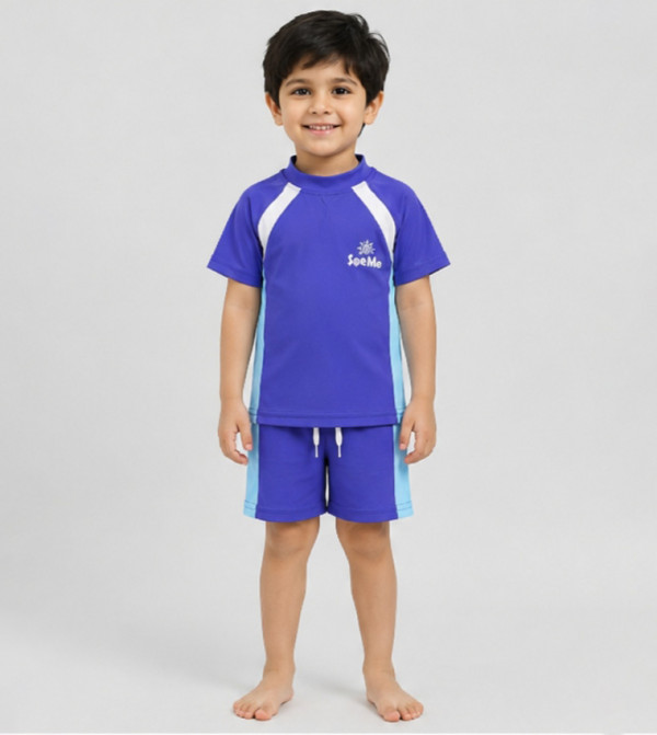 Babyqlo  Swim Wear - Blue Swim Sets