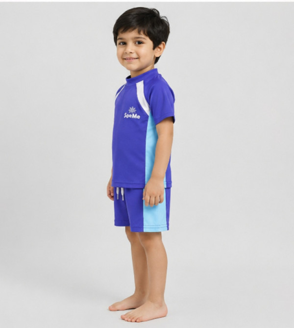 Babyqlo  Swim Wear - Blue Swim Sets