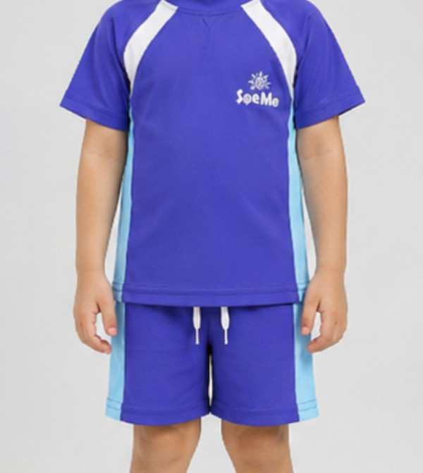 Babyqlo  Swim Wear - Blue Swim Sets
