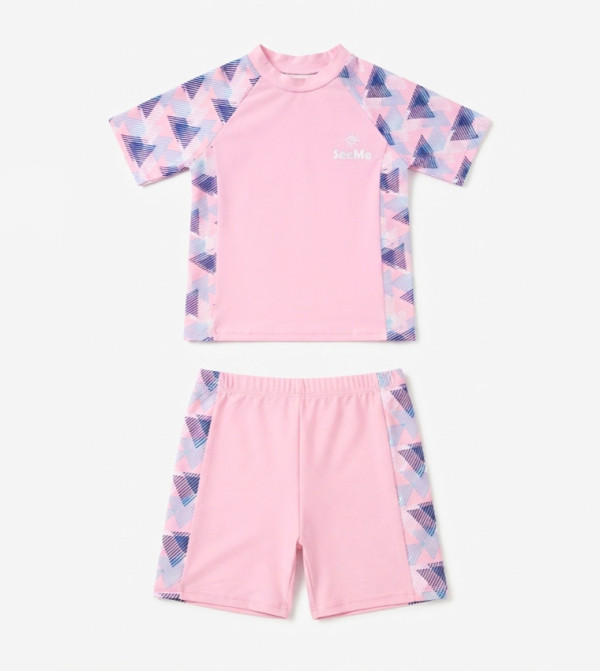 Babyqlo  Swim Wear - Pink Swim Sets