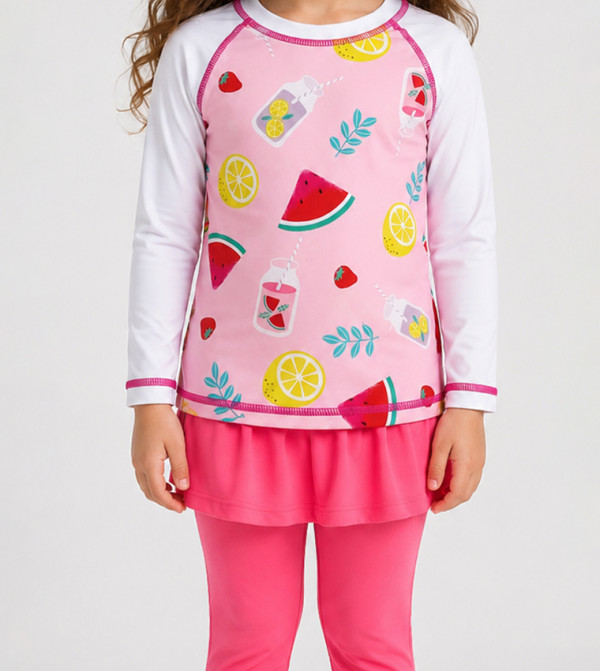 Babyqlo  Swim Wear - Pink Swim Sets