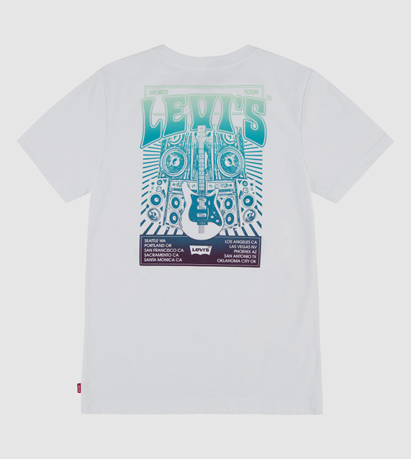 ليفايز كيدز built-for-play-k - أبيض T-shirts