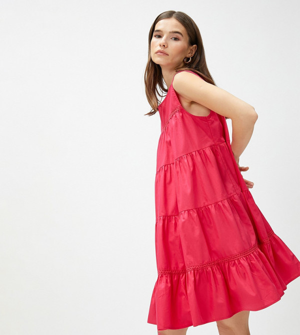 كوتون  pastel-dresses-march - وردي فساتين كاجوال