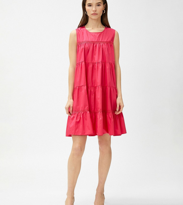 كوتون  pastel-dresses-march - وردي فساتين كاجوال