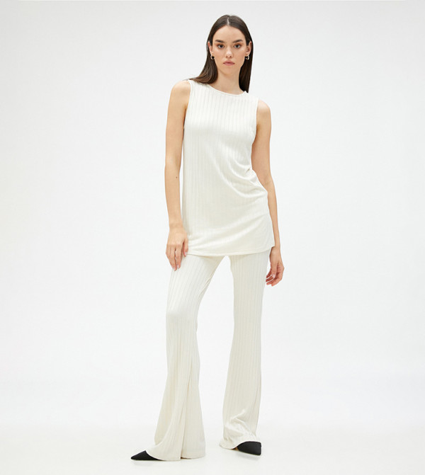 Koton  apr26-capsule - White Regular Pants