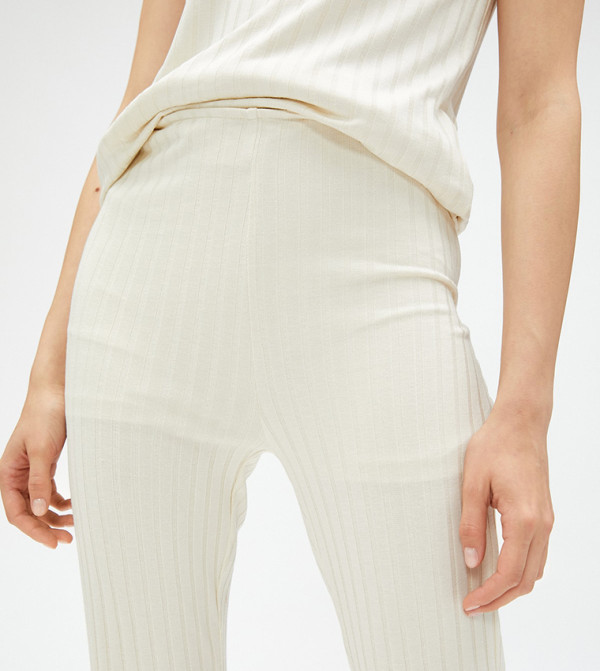 Koton  apr26-capsule - White Regular Pants