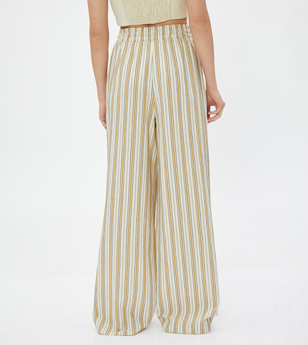 Koton Clothing - Yellow Regular Pants