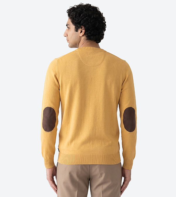 بيفرلي هيلز بولو كلوب  سترات بياقة V  - أصفر غامق  V-neck Sweaters