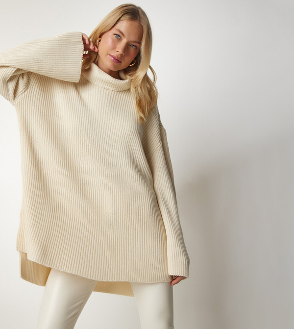 هابينس اسطنبول هابينس اسطنبول - كريمي  Sweaters