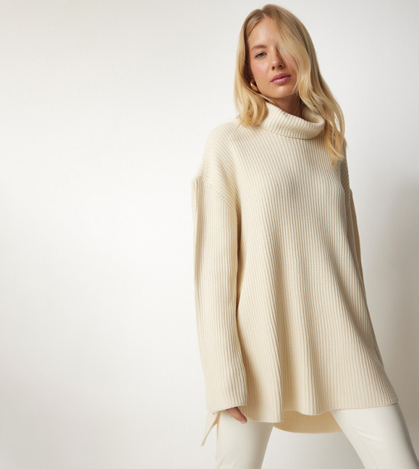 هابينس اسطنبول هابينس اسطنبول - كريمي  Sweaters