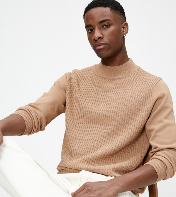 كوتون  سترات و كارديغانات  - بيج فاتح  Sweater