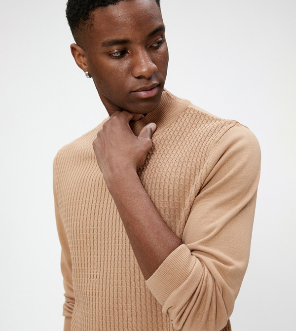كوتون  سترات و كارديغانات  - بيج فاتح  Sweater