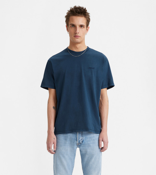 Levi's  Clothing - Blue Round Neck T-Shirts