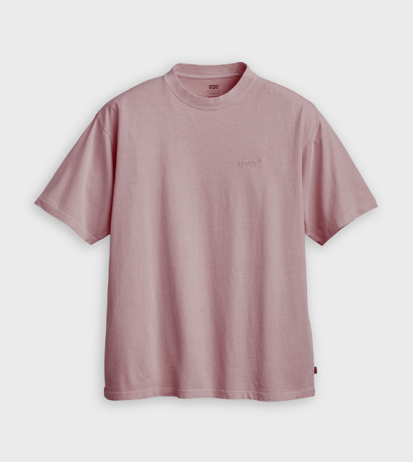 ليفايز ملابس - وردي Round Neck T-Shirts