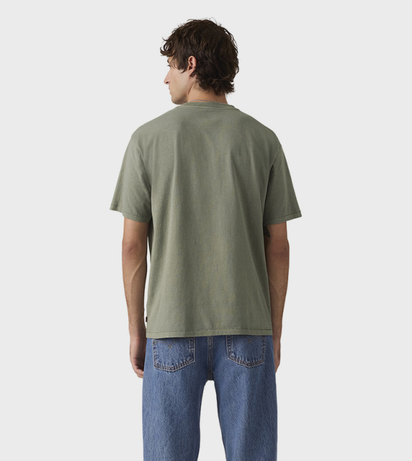 Levi's  Round Neck T-Shirts - Green Round Neck T-Shirts