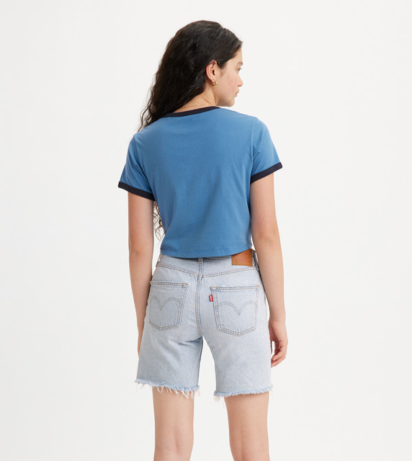 Levi's daily-essentials - Blue Casual T-Shirts