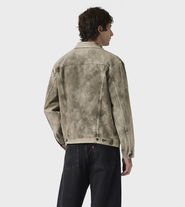 ليفايز  ملابس - رمادي جاكيتات دنيم