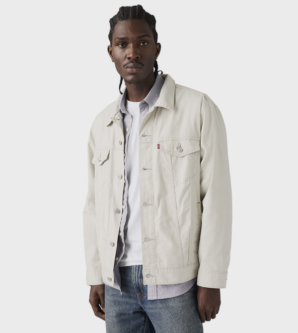 Levi's  Jackets & Coats - White Denim Jackets