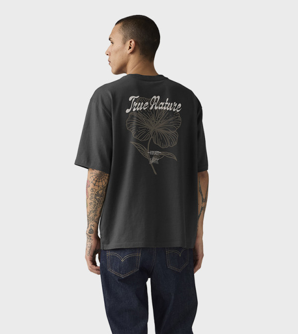 Levi's  Clothing - BLACK Round Neck T-Shirts