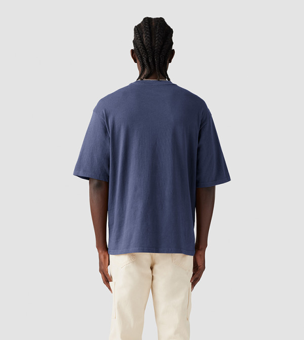 ليفايز  ملابس - أزرق Round Neck T-Shirts