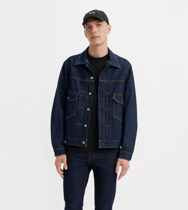 ليفايز  جاكيتات و معاطف - نيلي داكن Denim Jacket