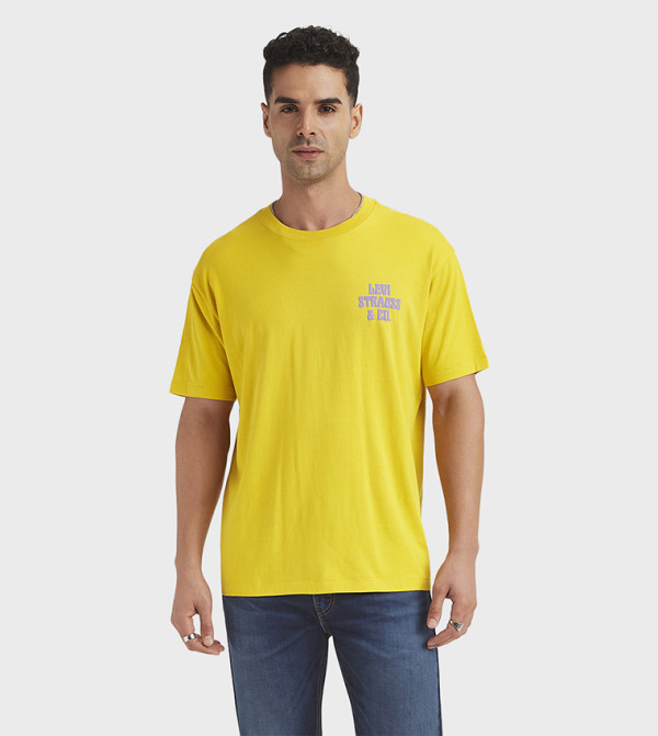 Levi's Levi's - Yellow Round Neck T-Shirts